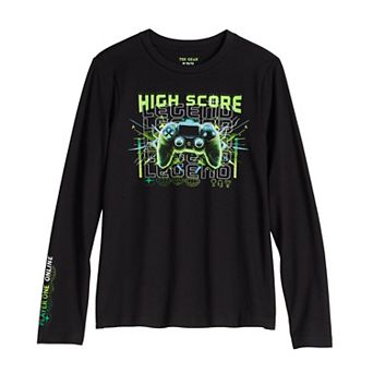 Boys 8-20 Tek Gear® Essential Graphic Long Sleeve in Regular & Husky