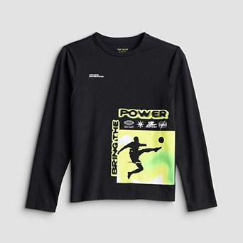 Boys 8-20 Tek Gear® Essential Graphic Long Sleeve in Regular & Husky