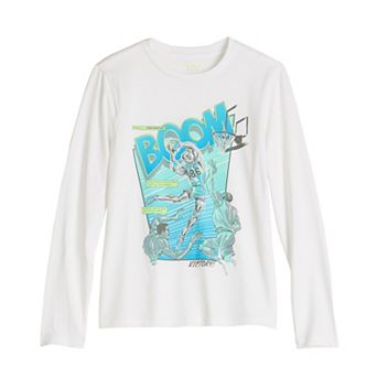 Boys 8-20 Tek Gear® Essential Graphic Long Sleeve in Regular & Husky