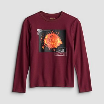 Boys 8-20 Tek Gear® Essential Graphic Long Sleeve in Regular & Husky