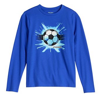 Boys 8-20 Tek Gear® Essential Graphic Long Sleeve in Regular & Husky