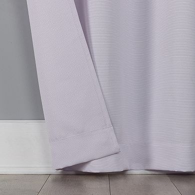 Sun Zero Emma Generation Bow Valance Semi-Sheer Rod Pocket Curtain Panel