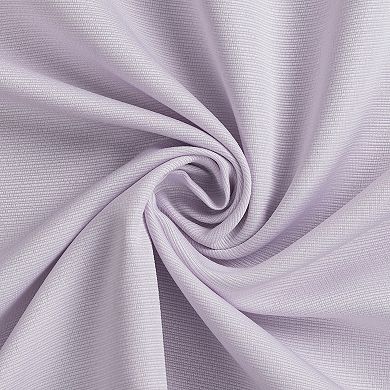 Sun Zero Emma Generation Bow Valance Semi-Sheer Rod Pocket Curtain Panel