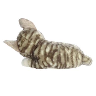 Aurora Medium Gray Miyoni Tots 10" Sleepy Tabby Kitten Adorable Stuffed Animal