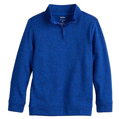 Boys 8-20 Sonoma Goods For Life® Quarter-Zip Fleece Sweater in Regular & Husky