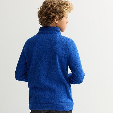 Boys 8-20 Sonoma Goods For Life® Quarter-Zip Fleece Sweater in Regular & Husky