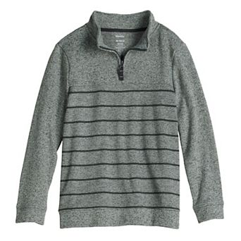Boys 8-20 Sonoma Goods For Life® Quarter-Zip Fleece Sweater in Regular & Husky