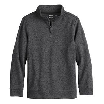 Boys 8-20 Sonoma Goods For Life® Quarter-Zip Fleece Sweater in Regular & Husky
