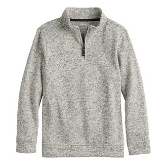 Boys 8-20 Sonoma Goods For Life® Quarter-Zip Fleece Sweater in Regular & Husky
