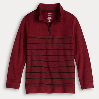 Boys 8-20 Sonoma Goods For Life® Quarter-Zip Fleece Sweater in Regular & Husky