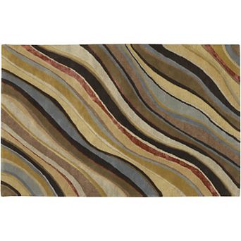 Surya Decor 140 Artist Studio Striped Wool Blend Rug - 24'' x 36''