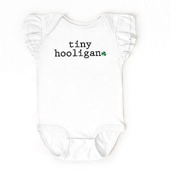 The Juniper Shop Tiny Hooligan Flutter Sleeve Bodysuit