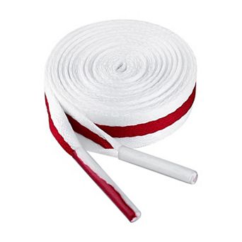 2 Pairs Color Block Colorful Stripe Canvas Flat Shoelace Shoe Laces Strings 130cm/51.18"