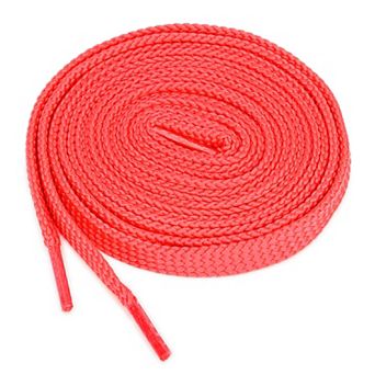 2 Pairs Double Layer Hollow Shoestrings Thick Flat Shoelaces for Unisex 55.12"