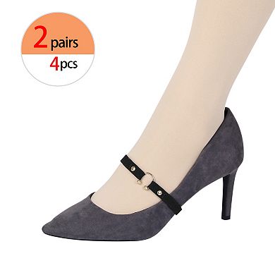 Womens U Shape Shoe Lace Belt Shoe Ankle Detachable Elastic Straps for Heels