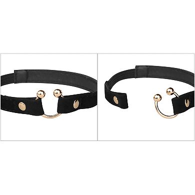 Womens U Shape Shoe Lace Belt Shoe Ankle Detachable Elastic Straps for Heels