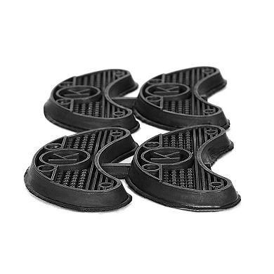 20pcs Non Slip Rubber Shoes Boots Insole Heel Repair Plate Tips Pad Black