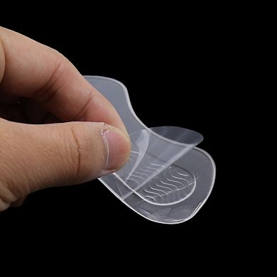 1 Pair Transparent Silicone Anti Slip Shoe Insole Inserts Pad Foot Heel Cushion