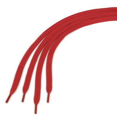 2 Pairs Double Layer Hollow Shoestrings Thick Flat Shoelaces for Unisex 120cm/47.24"