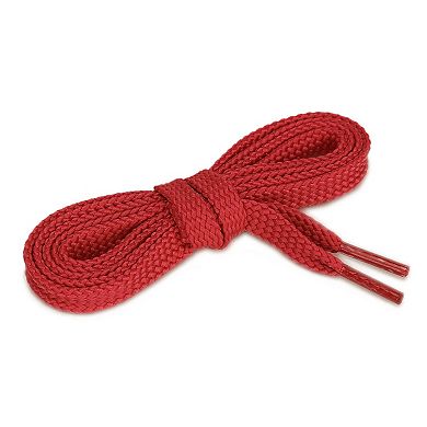 2 Pairs Double Layer Hollow Shoestrings Thick Flat Shoelaces for Unisex 120cm/47.24"