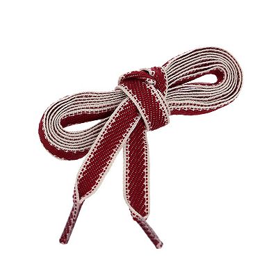2 Pairs Flat Shoelaces Canvas Contrast Color Replacement Shoe Strings for Sneakers 80cm/31.50"