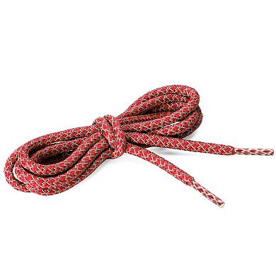 2 Pairs Athletic Unisex Elastic Reflective Round Shoelaces for Sneakers 140cm/55.12"