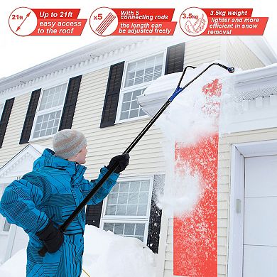 21 Ft Snow Roof Rake