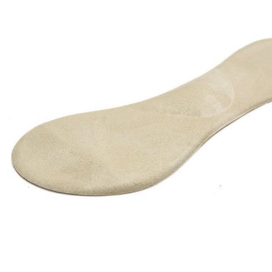 1 Pair Apricot Fabric Surface Gel Feet Support Pads Shoes Insole