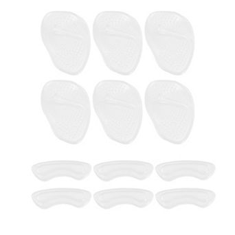 12 pc Silicone Heel Support Cup Pads, Silicone Cushion Orthotic Insole