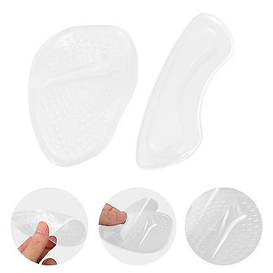12Pcs Silicone Heel Support Cup Pads, Silicone Cushion Orthotic Insole