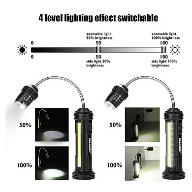 2pcs 360º Bbq Grill Lights Magnetic Base Barbecue Lamp