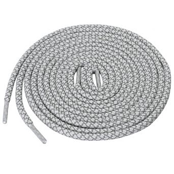 2 Pairs Athletic Unisex Elastic Reflective Round Shoelaces for Sneakers 47.24"