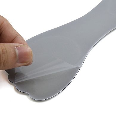 1 Pair Black Velvet Surface Gel High Heel Liner Pad Foot Shoes Protect