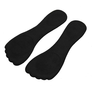 1 Pair Black Velvet Surface Gel High Heel Liner Pad Foot Shoes Protect