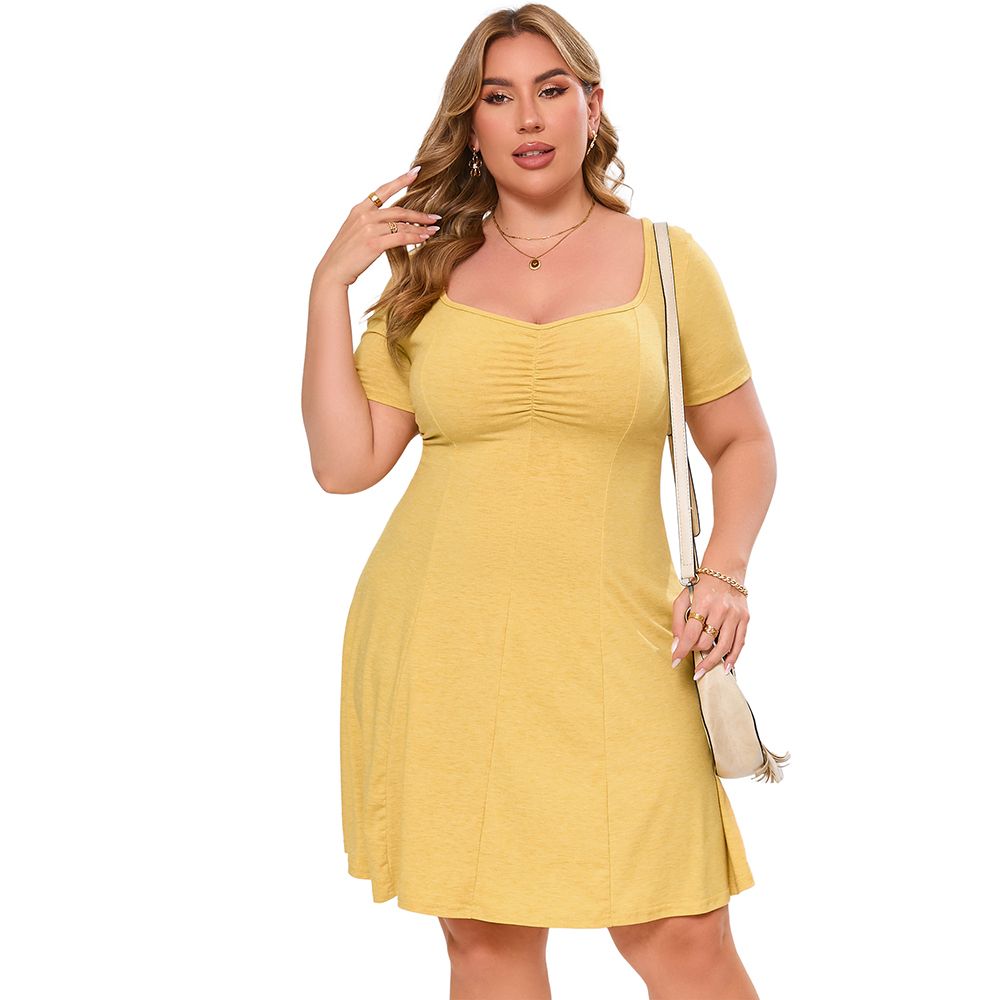Женские платья Plus Size Short Homecoming Dress Sleeve Sweetheart A Line Graduation Dress
