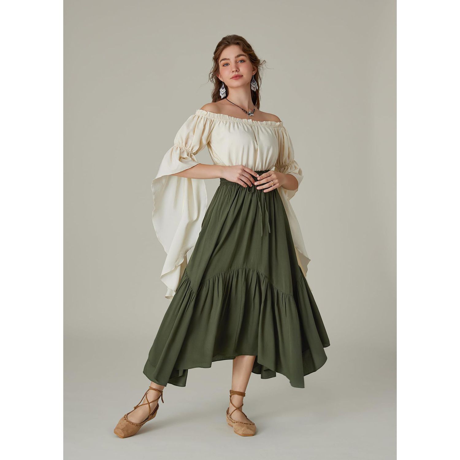 Anna-Kaci Active Women's High Waist Athletic Skort With Built-In Shorts