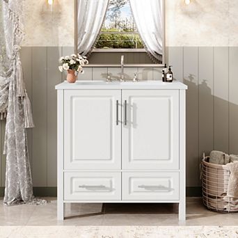 30-inch Bathroom Vanity Cabinet Modern Design with Ample Storage