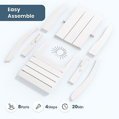 Modern Rocking Plastic Outdoor Chair