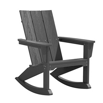 Modern Rocking Plastic Outdoor Chair