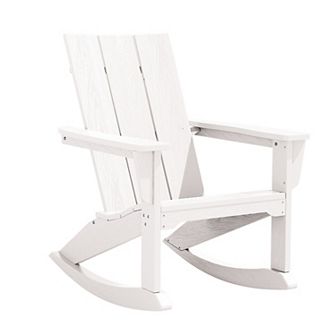 Modern Rocking Plastic Outdoor Chair