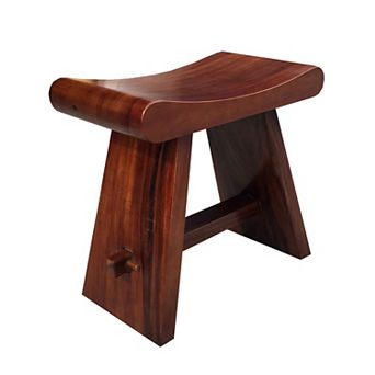 Java Teak Accent Stool