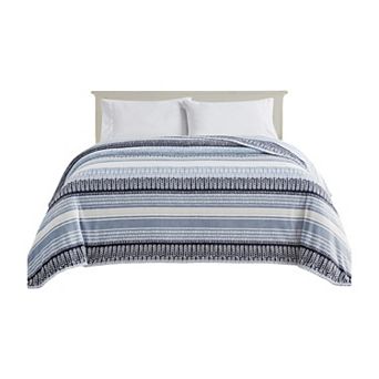 Elegant Comfort Printed Bed Or Oversized Couch Blanket - Lightweight For All Season