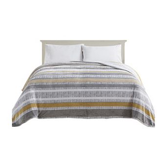 Elegant Comfort Printed Bed Or Oversized Couch Blanket - Lightweight For All Season