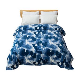 Elegant Comfort Printed Bed Or Oversized Couch Blanket - Lightweight For All Season