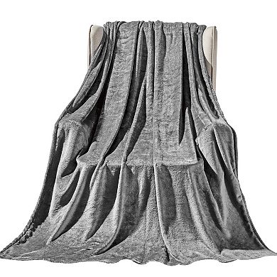 Elegant Comfort Plush All Season Lightweight Throw Blanket - 50 X 70 Inches