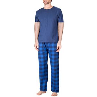 Men's Short Sleeve Knit Pajama Set