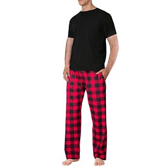 Men's Short Sleeve Knit Pajama Set