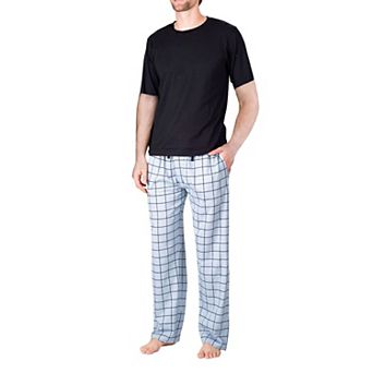 Men's Short Sleeve Knit Pajama Set