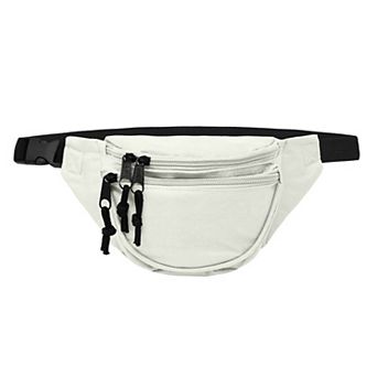 Dalix Fanny Pack w/ 3 Pockets Traveling Concealment Pouch Airport Money Bag