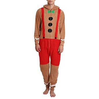 Men's Novelty Fleece Onesie